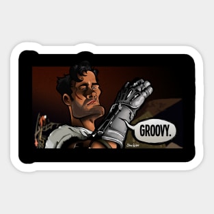 Groovy Sticker